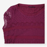 Top plum lace