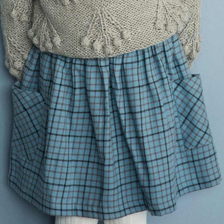 Winterchecks brushed skirt