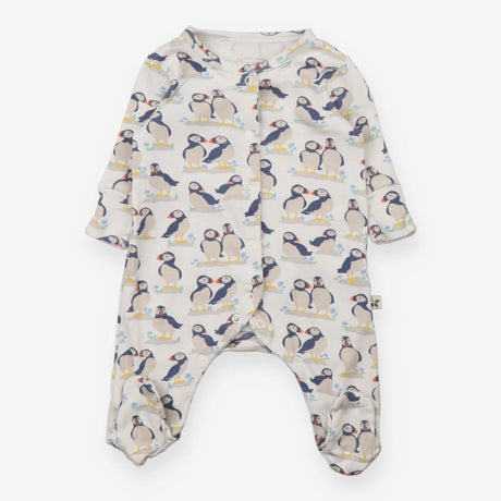 White puffin sleepsuit