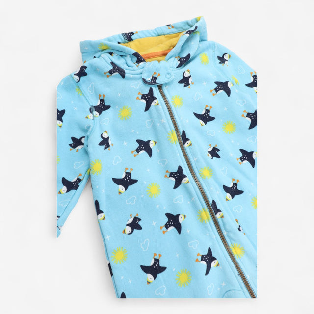 Snugglesuit Blue With Puffins