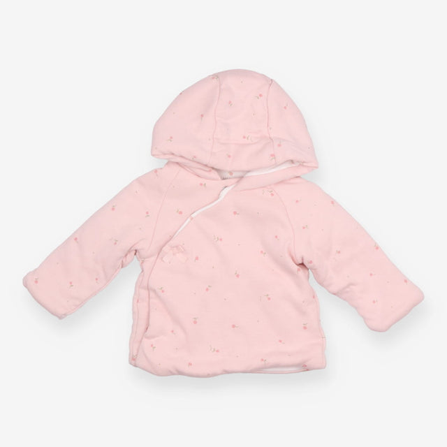 Cardigan Jersey Hooded Padded Pink Floral