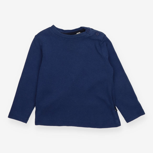 Blue marl long sleeve t-shirt