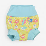 Yellow Birdy house swim nappy 