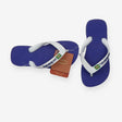 Blue Havaianas flip flops