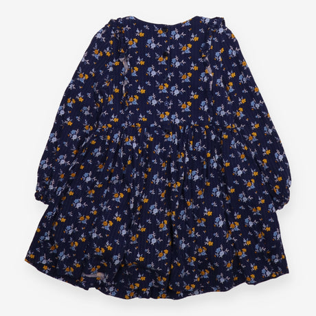 Dress Long Sleeve Floral Navy