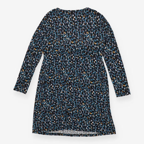 Dress blue black and purple nursing - maternity