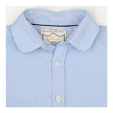 Shirt Blue and White fine stripe