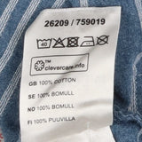 T-shirt Blue with white stripes