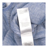 Dungarees Chambray Blue Pure Linen Cropped