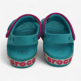 Crocs Aqua & Pink Velcro Strap