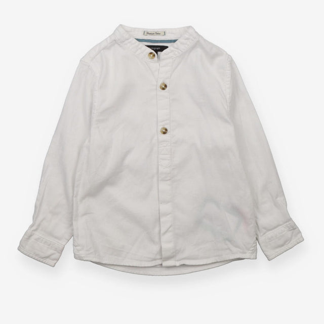 Shirt white long sleeve