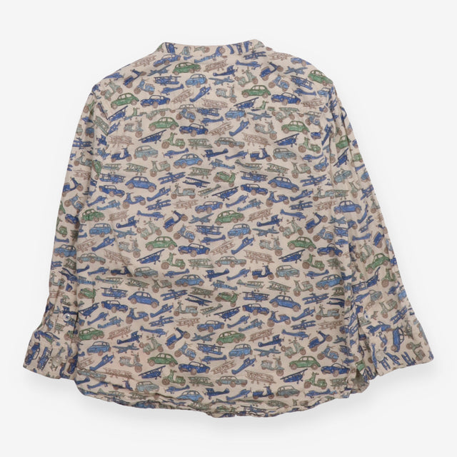 Grandad Shirt Cream Vehicle Appliques