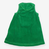 Dress Pinafore Green Velour