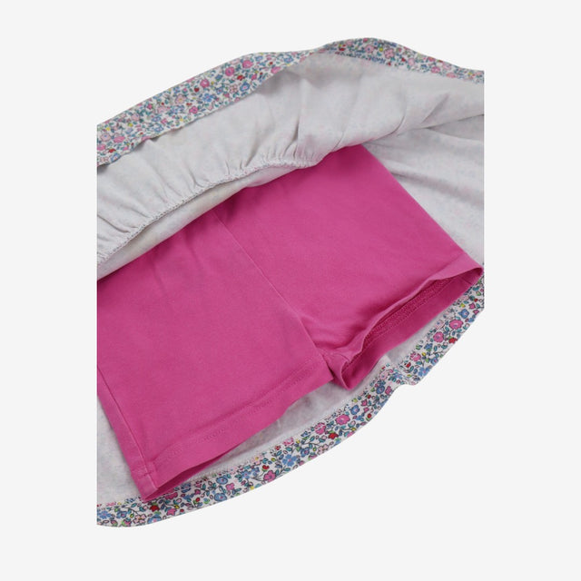 Skort Jersey Pink & Blue Ditsy