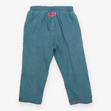 Pull on trousers cord blue floral lining