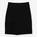 Skirt Black with Button Detail