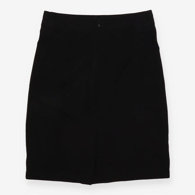 Skirt Black with Button Detail