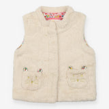 Fur Gilet with cat pockets