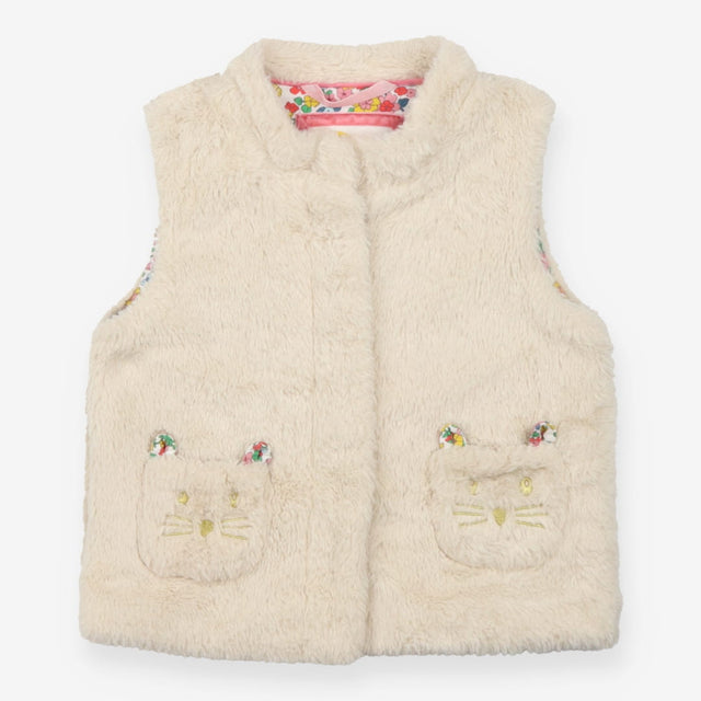 Fur Gilet with cat pockets