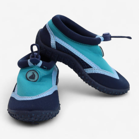 Beach Shoes Teal and Navy