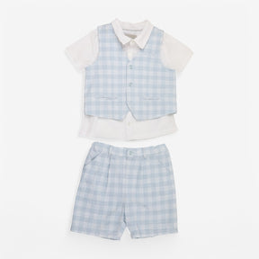  Heirloom Collection Baby Check 3pcs suit 