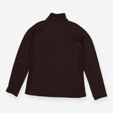 Icebreaker merino wool 1/4 zip sweater brown