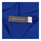 Long Sleeve Asymmetric Top, Cobalt Blue