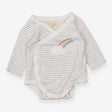 Grey Striped Rainbow Bodysuit