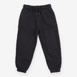 Fleece Cuffed Jogger Charcoal with White Bits