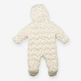 Pramsuit Cream Grey Spots