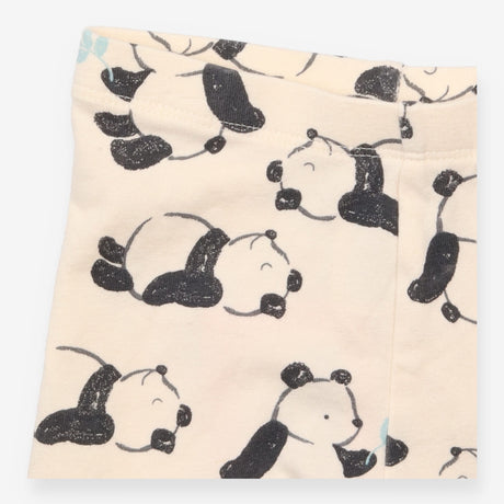 Leggings Panda Print Calico Cream