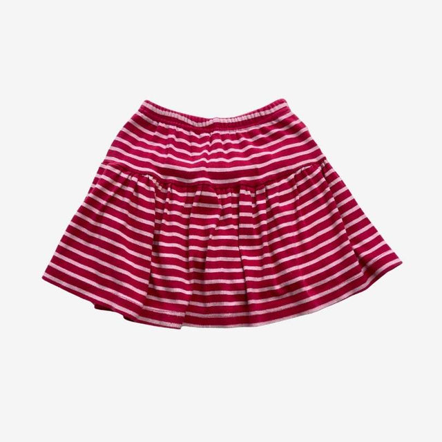 Pink Stripe Jersey Skirt with Undershorts