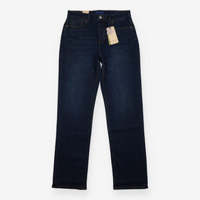 Jeans Blue Straight Leg High Rise Let It Rain