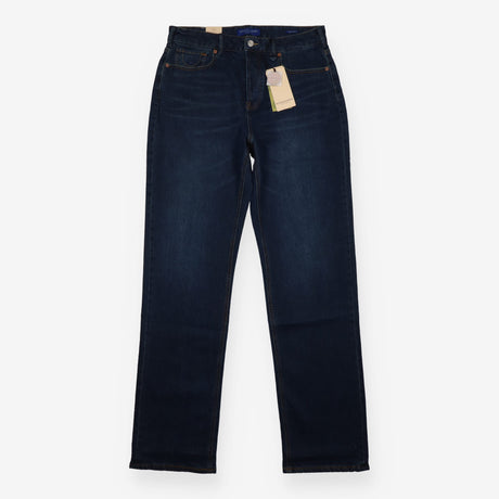 Jeans Blue Straight Leg High Rise Let It Rain