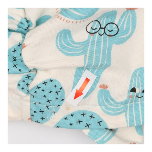 Turban Hat lemon blue 