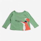 T-Shirt Green Hello Mr Fox