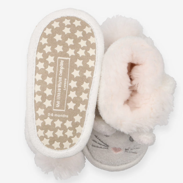 White Bunny Slippers 