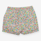 Shorts floral pink drawstring