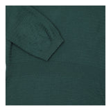 Knit Dress Dark Green Long Sleeve Fit Flare Textur