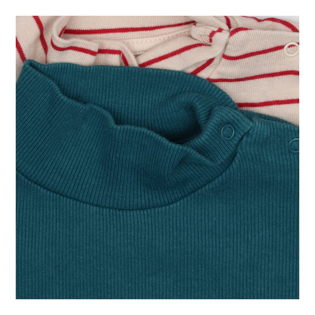 Turtle neck long sleeved two pack
