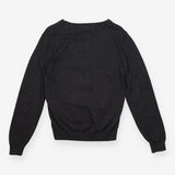 School cardigan grey bow on pockets