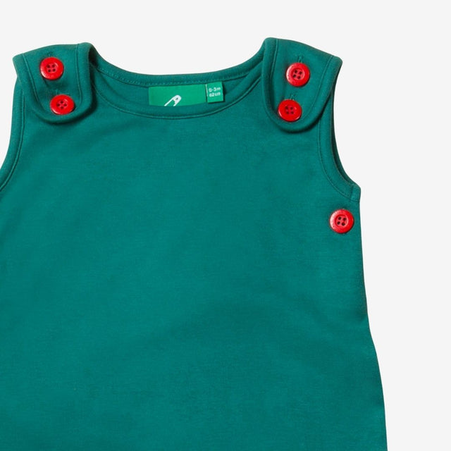 Sea Green Star Dungarees