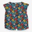 Longline maternity and nursing Blouse in Dotty Dah