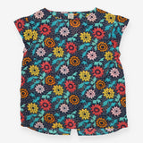 Longline maternity and nursing Blouse in Dotty Dah