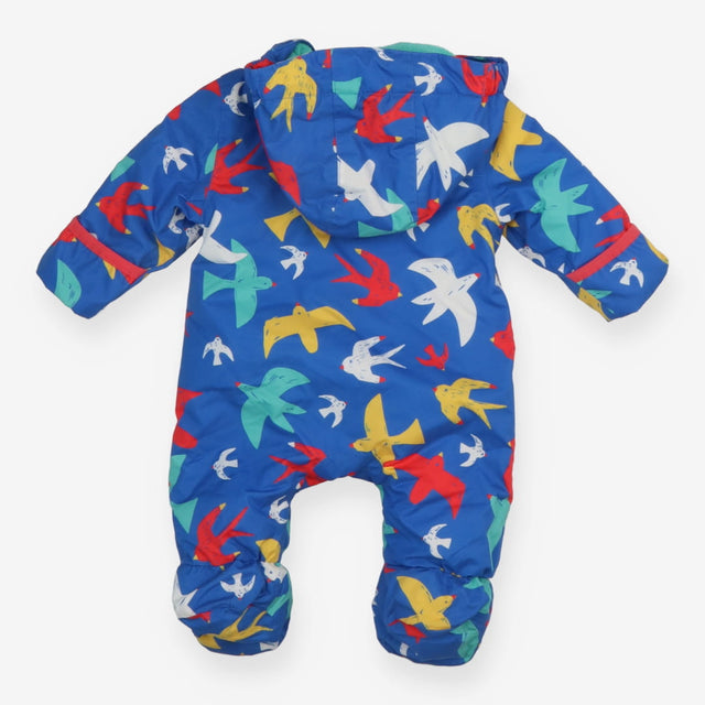 Pramsuit Blue Swallow Print