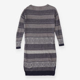 Jumper dress grey and navy