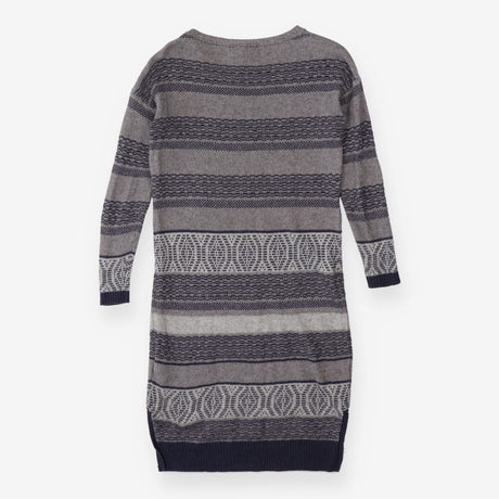 Jumper dress grey and navy