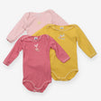 Bodysuits Yellow and Pink Super Doudou 3-Pack