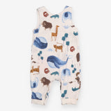 Romper white animals