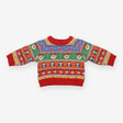 Knit Sweater Christmas Red Fairisle